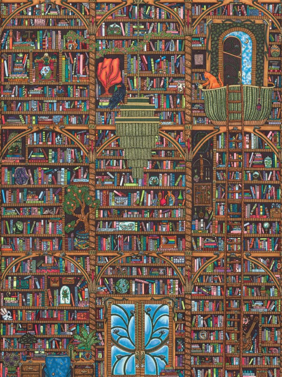 'BANNED' Library Art Print